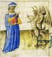 Iran / Persia: Zoroaster and Two Demons, from the <i>Secretum Secretorum</i>, 1425